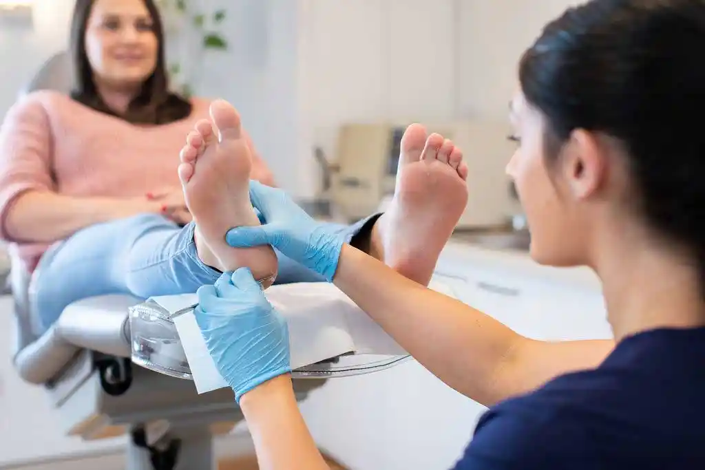 oot care treatment being performed – what is a pedicure