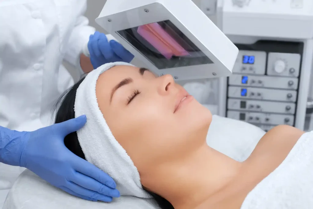 VISIA Skin Analysis – Advanced facial imaging technology for assessing skin health, texture, wrinkles, and pigmentation.