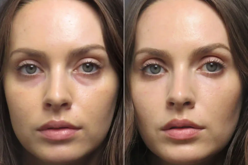 Dermal fillers undereye before and after results reducing dark circles