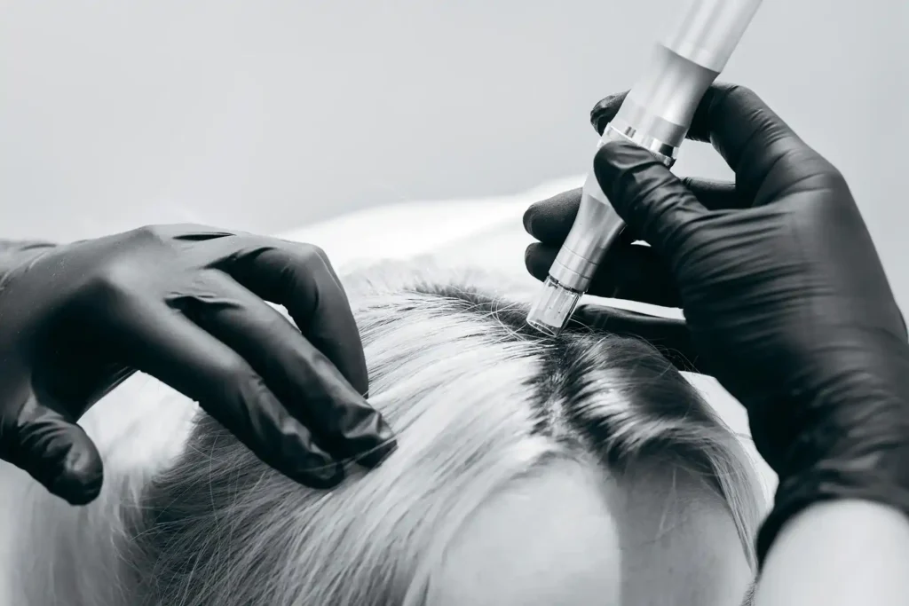 Does microneedling hurt for hair